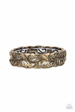 Load image into Gallery viewer, Paisley Portico - Brass Bracelet 