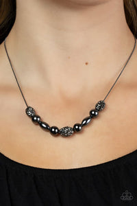 Space Glam - Black  Necklace