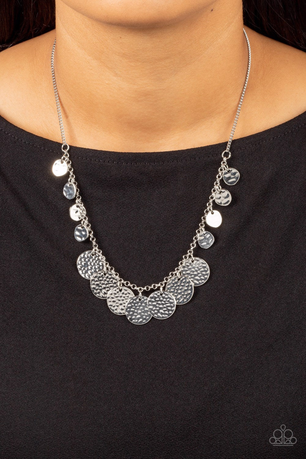 CHIME Warp - Silver Necklace