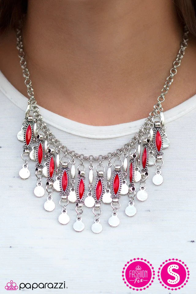 Wonderfully Wild - Red necklace