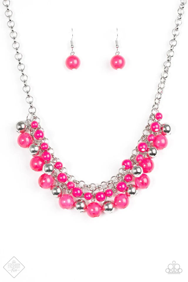 For The Love Of Fashion - Pink necklace