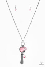 Load image into Gallery viewer, Haute Heartbreaker - Pink Paparazzi Necklace