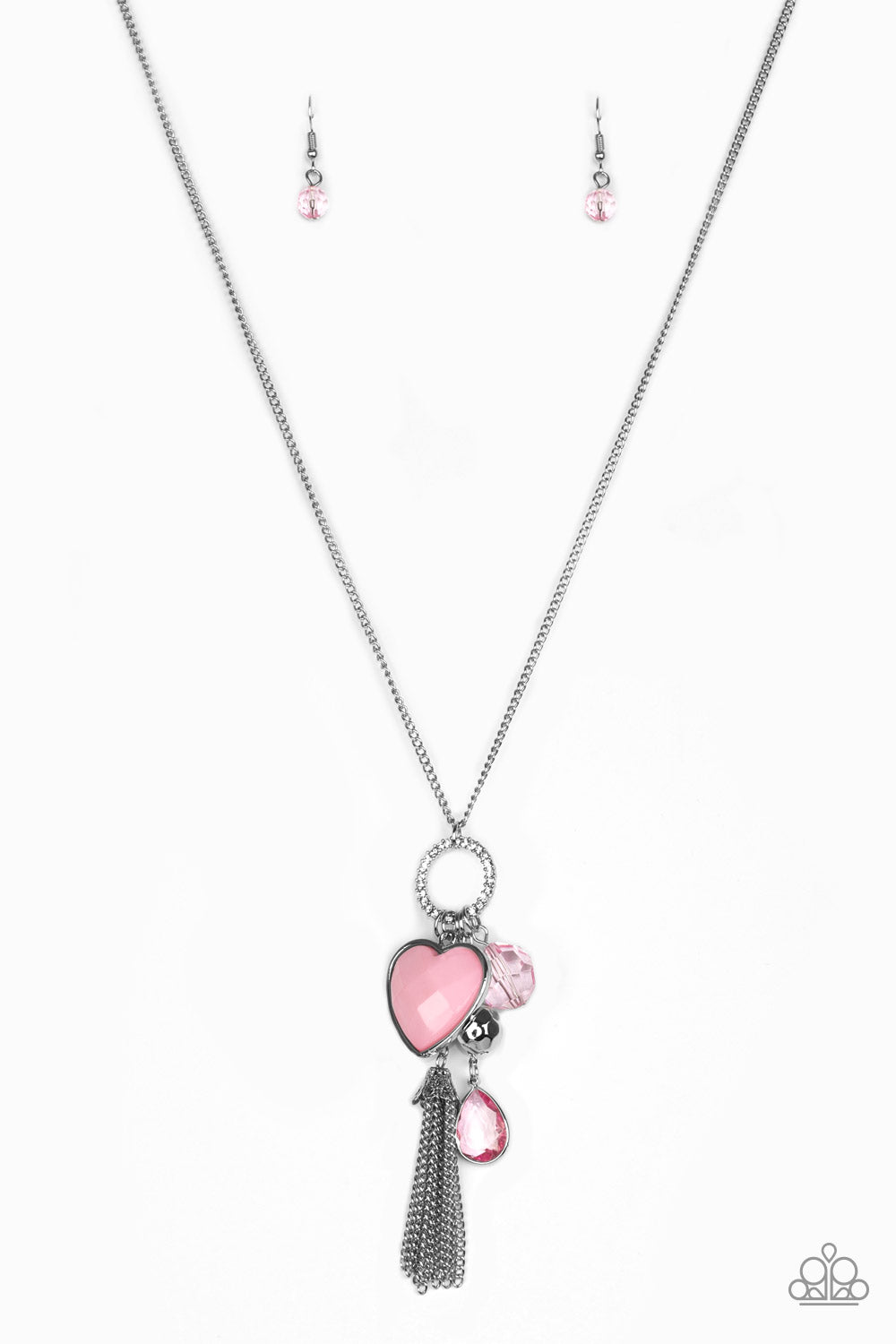 Haute Heartbreaker - Pink Paparazzi Necklace