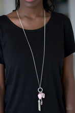 Load image into Gallery viewer, Haute Heartbreaker - Pink Paparazzi Necklace