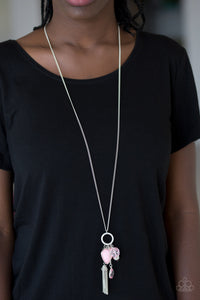 Haute Heartbreaker - Pink Paparazzi Necklace