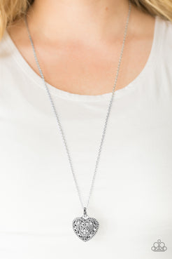 Charmingly Casanova - White Necklace