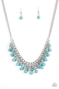 Poshly Paleo - Blue  Necklace