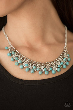 Poshly Paleo - Blue  Necklace