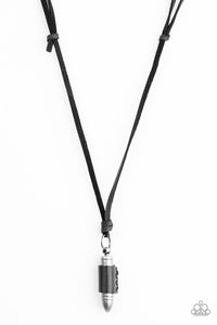 Boldly Bulletproof - Black Necklace