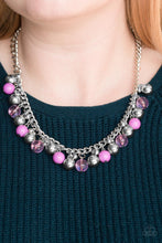 Laden Sie das Bild in den Galerie-Viewer, Keep A GLOW Profile - Purple necklace