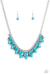 Coastal Cabanas - Blue necklace