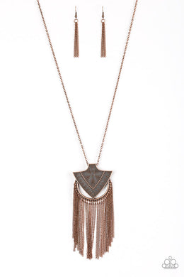 Hunt Or Be Hunted - Copper Necklace