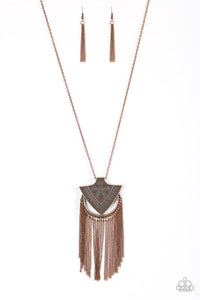 Hunt Or Be Hunted - Copper Necklace