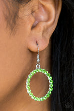 Load image into Gallery viewer, BUBBLICIOUS&quot; GREEN EARRINGS