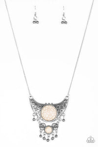 Summit Style - White necklace