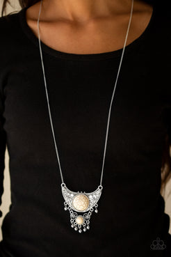 Summit Style - White necklace