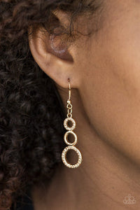 Bubble Bustle - Gold  Earrings