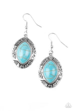 Load image into Gallery viewer, Aztec Horizons - Blue earrings