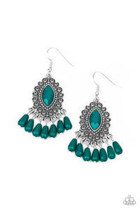 Private Villa - Green  Earrings