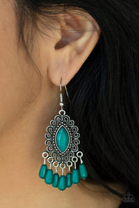 Private Villa - Green  Earrings