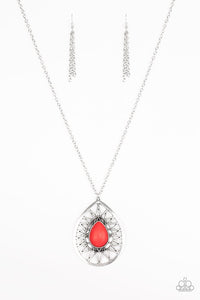 Summer Sunbeam - Red Necklace