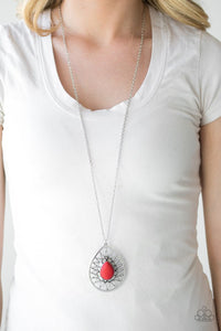 Summer Sunbeam - Red Necklace