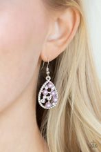 Load image into Gallery viewer, Fabulously Wealthy - Purple Earrings