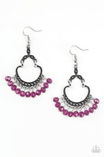 Load image into Gallery viewer, Babe Alert - Purple Earrings -