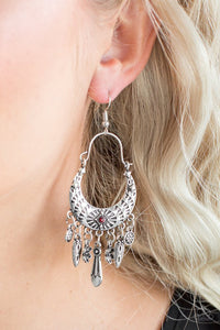 Nature Escape - Red earring