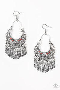 Walk On The Wildside - Red Earrings