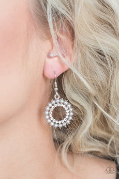 Wreathed In Radiance - Silver Earrings