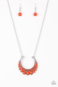 Count To ZEN - Orange necklace