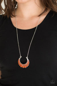 Count To ZEN - Orange necklace