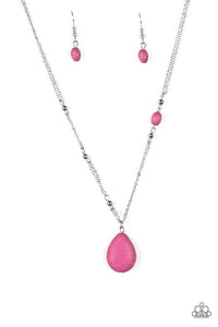 Peaceful Prairies - Pink necklace