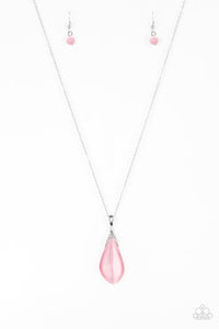 Friends In GLOW Places - Pink Necklace