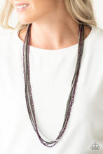 Laden Sie das Bild in den Galerie-Viewer, Colorful Calamity - Purple Necklace