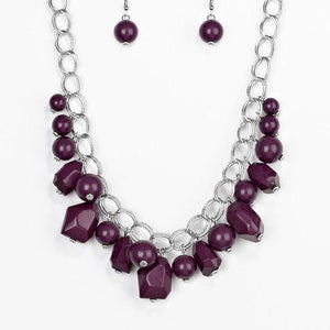 Gorgeously Globetrotter - Purple necklace