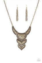 Laden Sie das Bild in den Galerie-Viewer, Texas Temptress - Brass Necklace