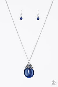 Nightcap and Gown - Blue Necklace -