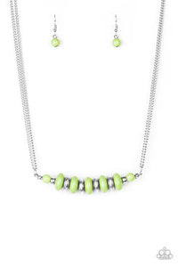 On Mountain Time - Green Necklace