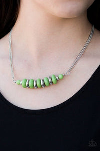 On Mountain Time - Green Necklace