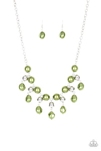 QUEEN OF THE GALA GREEN NECKLACE