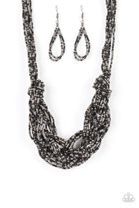 City Catwalk - Black  Necklace