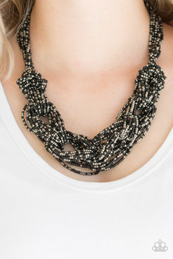 City Catwalk - Black  Necklace