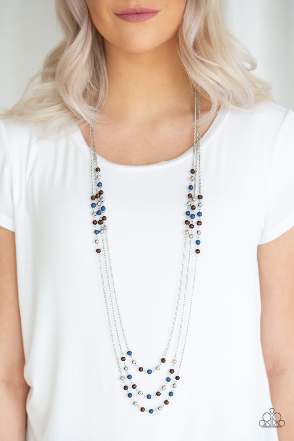 Seasonal Sensation - Blue Necklace