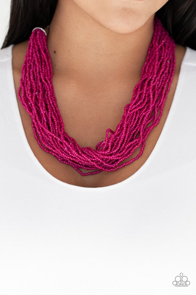 The Show Must CONGO On! - Pink Necklace