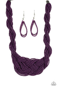 A Standing Ovation - Purple necklace