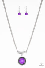 Laden Sie das Bild in den Galerie-Viewer, GYPSY GULF PURPLE NECKLACE