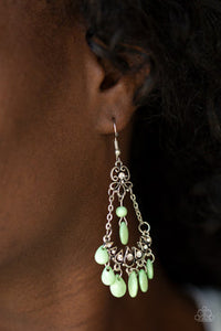 Malibu Sunset - Green  Earrings