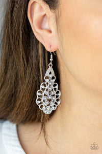 Sprinkle On The Sparkle - Silver  Earrings